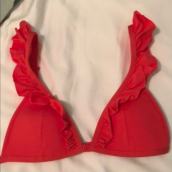 h and m red swimsuit